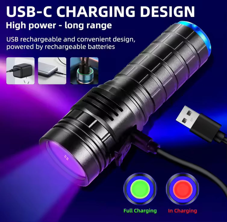 NOVA365 UV Torch with ZWB2 Optical Filter
